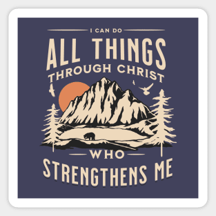 Philippians 4:13 I Can Do All Things Through Christ Sticker